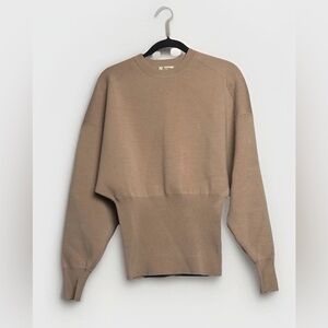 Acne Studios Wool Blend Crewneck Sweater Brown Small